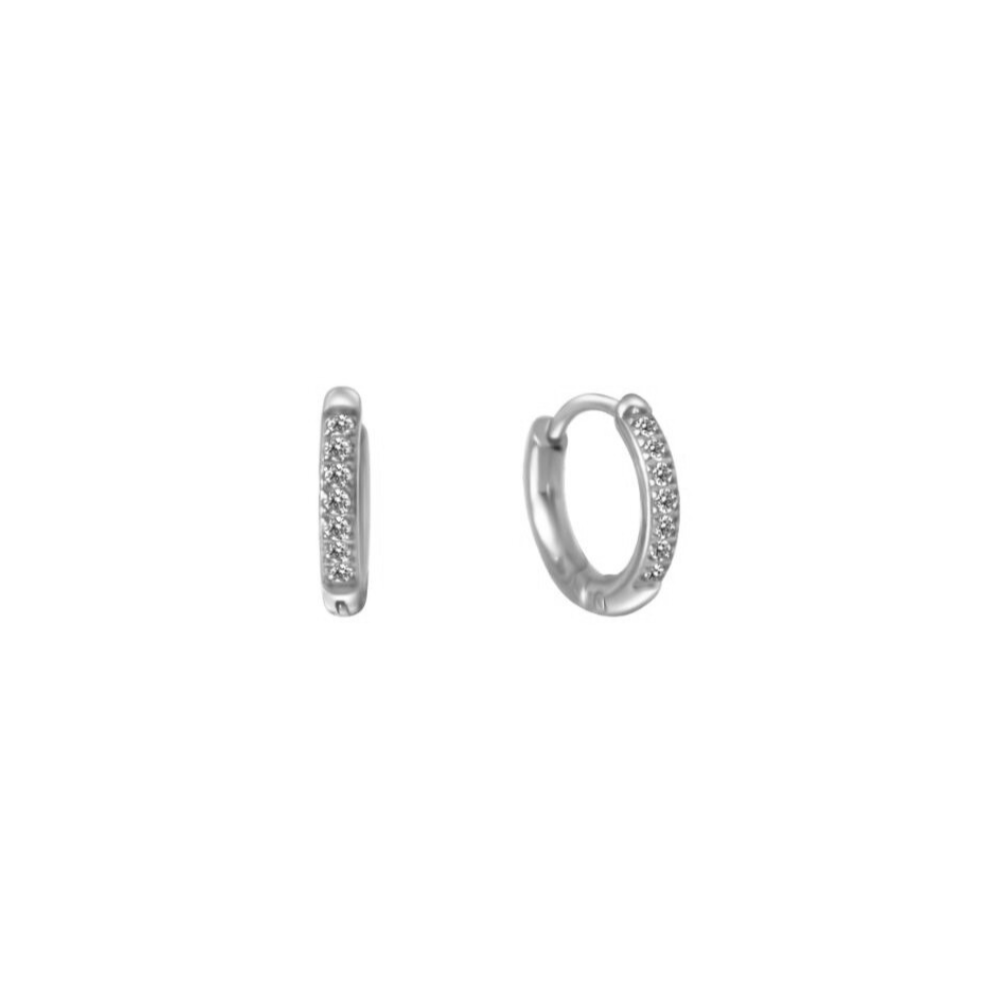 Etoile Huggie Hoop Earrings - Cerise Jewelry