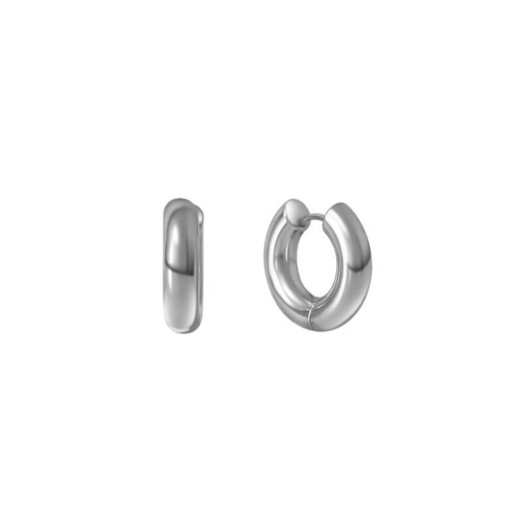 Jaden Classic Hoop Earrings - Cerise Jewelry