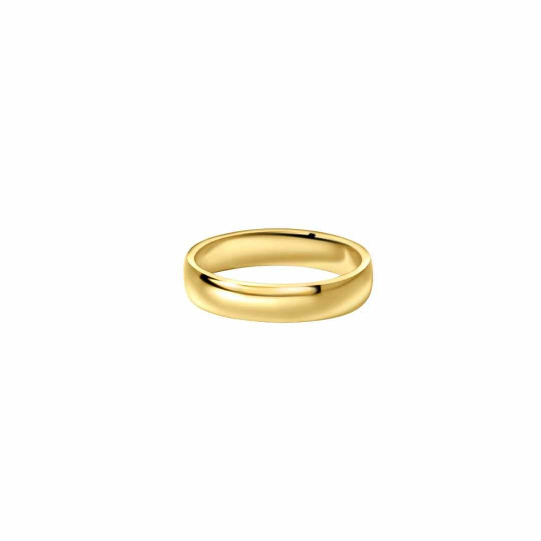 Stevie Simple Band Ring - Cerise Jewelry