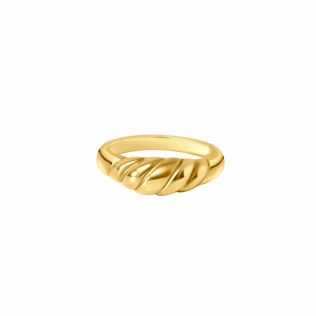 J'adore Slim Croissant Ring - Cerise Jewelry