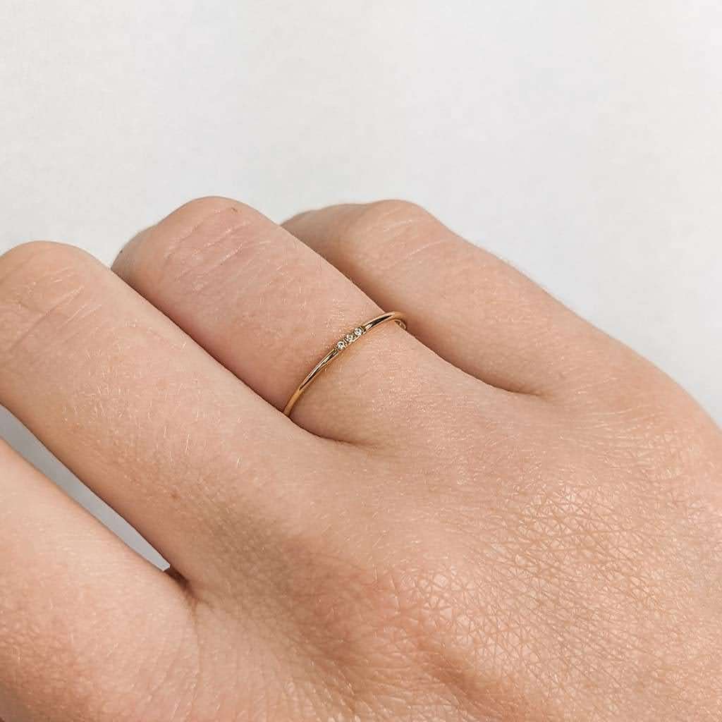 Ember Dainty CZ Ring