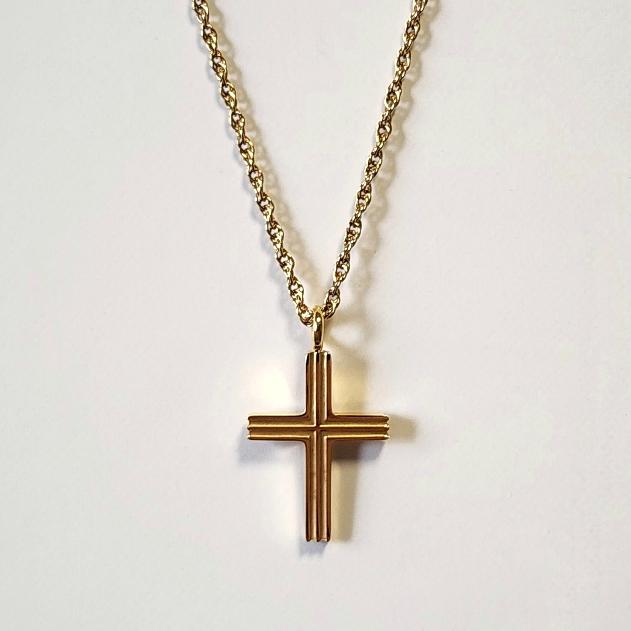 Christien Cross Pendant Necklace
