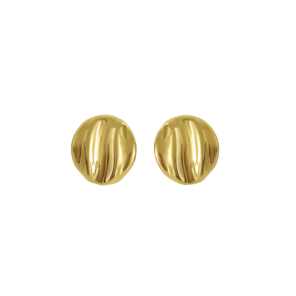 Mae Round Statement Earrings