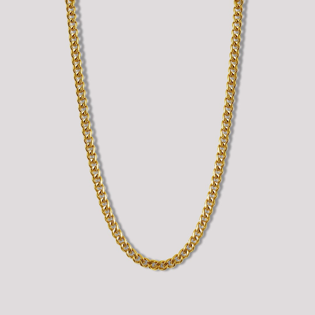 Zoé 4mm Classic Curb Chain Necklace