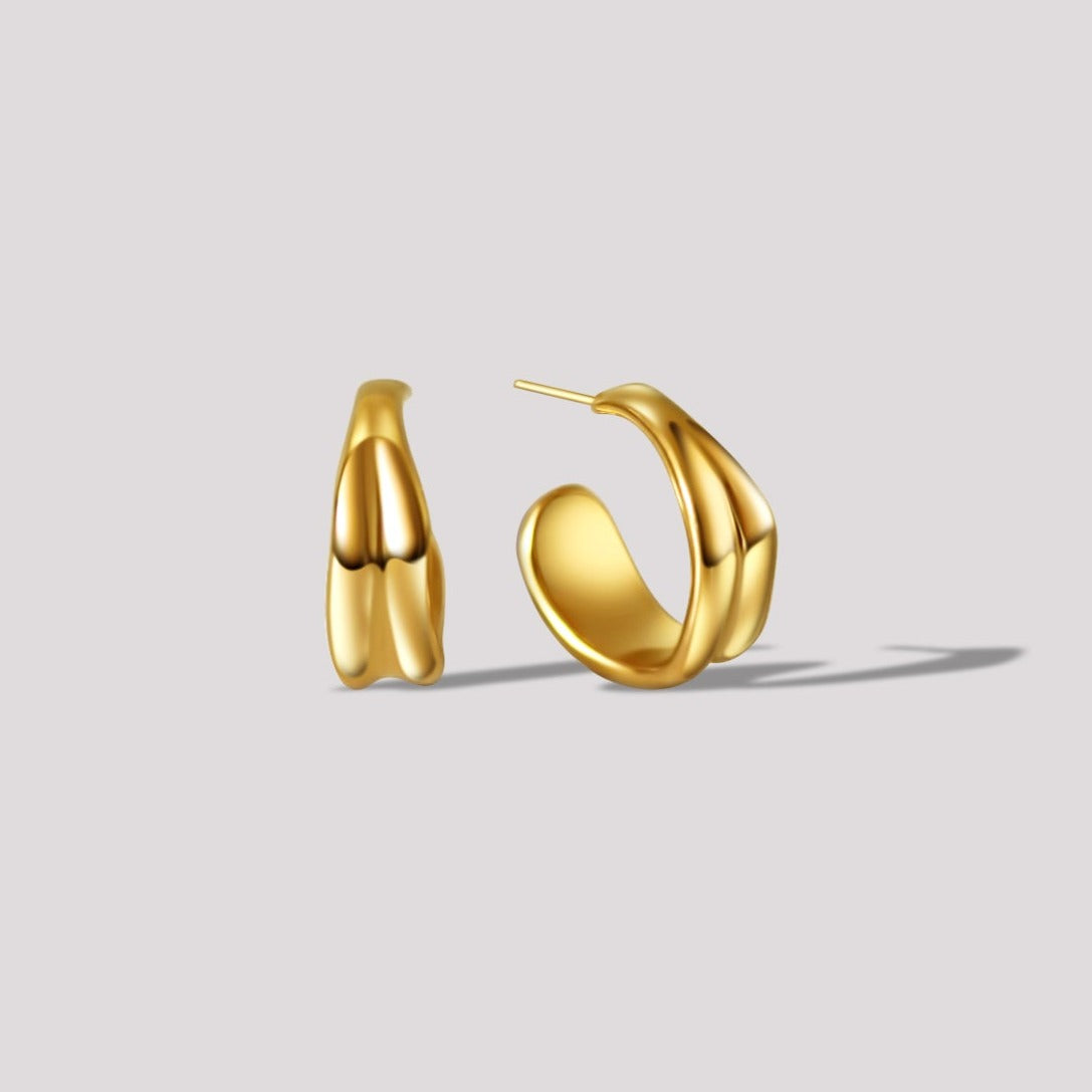 Florian Abstract Hoop Earrings