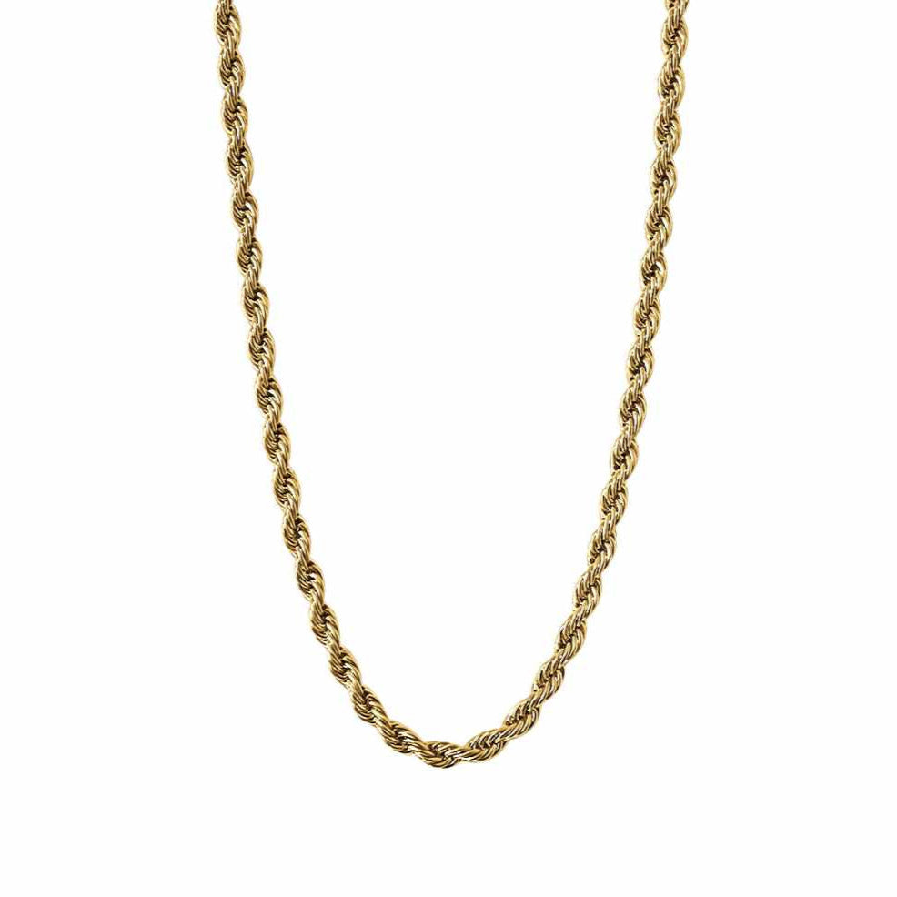 Seint Thin Rope Chain Necklace - Cerise Jewelry