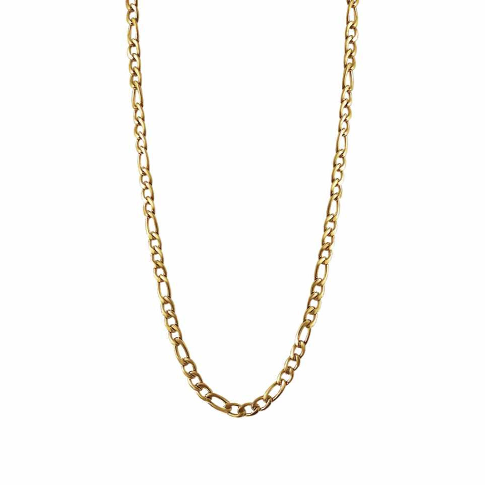 Théo Dainty Figaro Chain Necklace - Cerise Jewelry