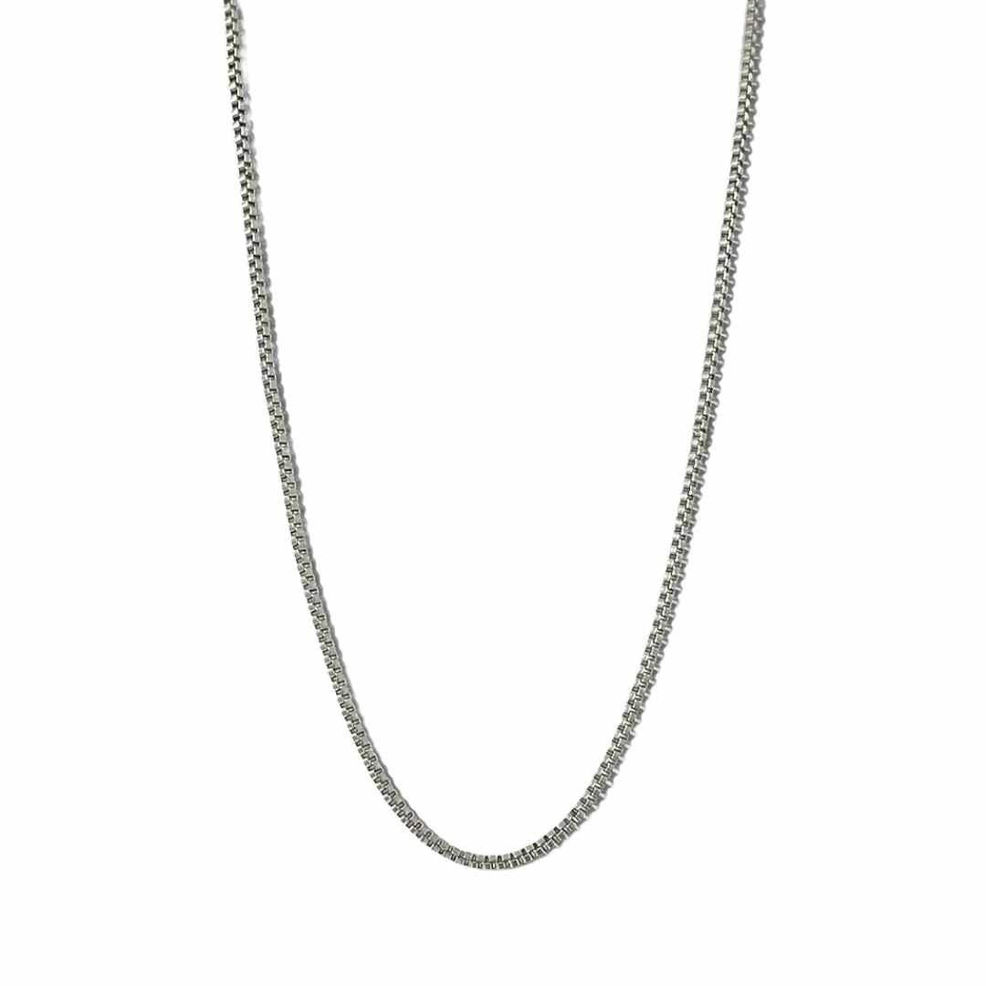 Yvonne Dainty Box Chain Necklace