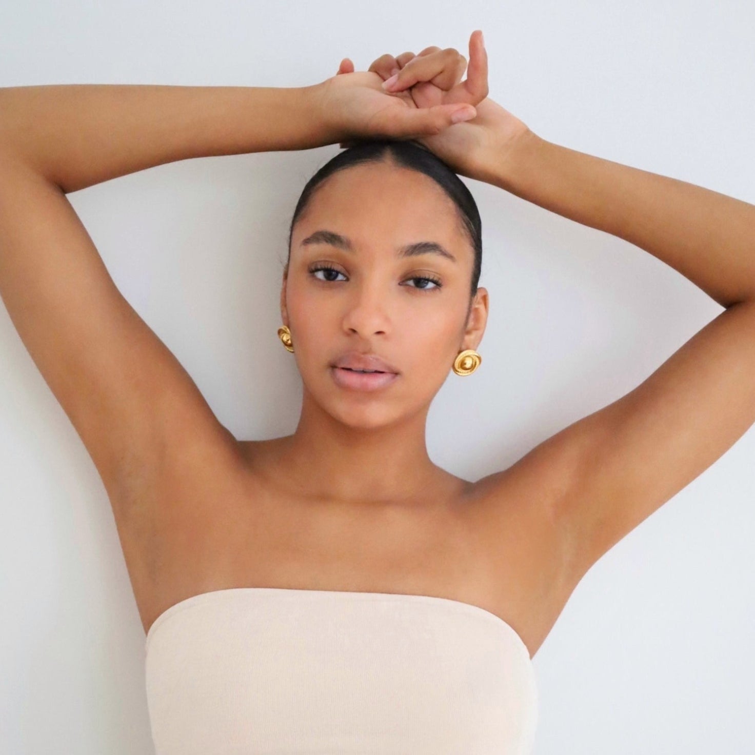 Sophia Round Statement Stud Earrings
