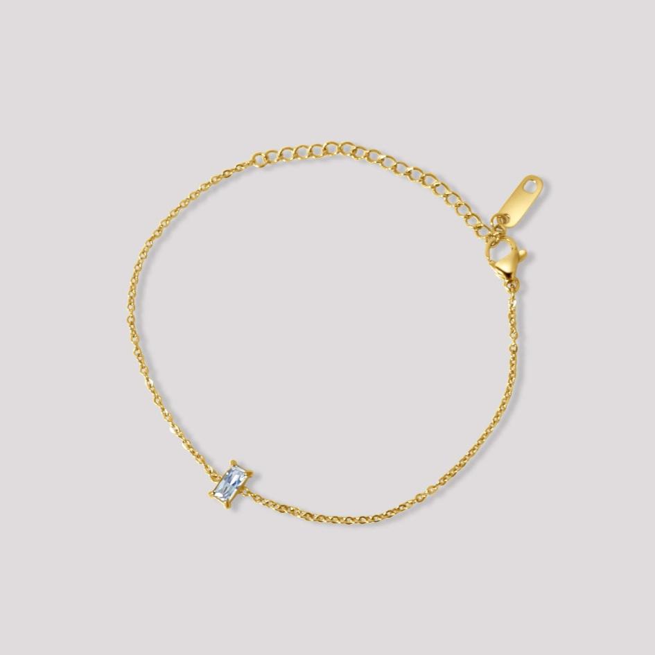 Annalise Dainty CZ Bracelet Gold