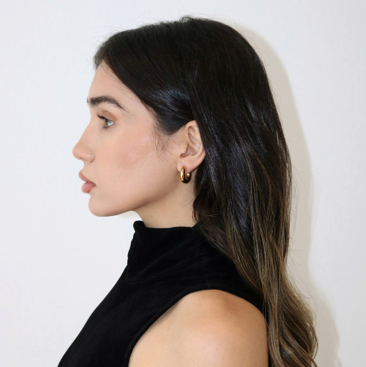 Jaden Classic Hoop Earrings - Cerise Jewelry