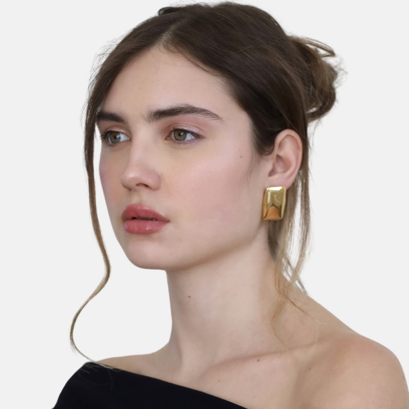 Cerise Jewelry Sabine Mirrored Statement Earrings 
