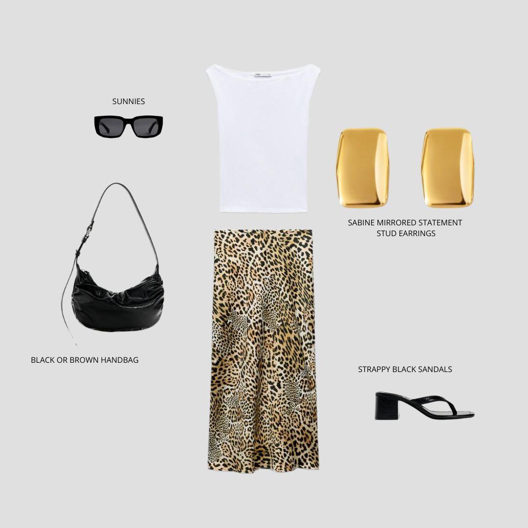 Cerise Jewelry Sabine Mirrored Statement Earrings Outfit Inspo