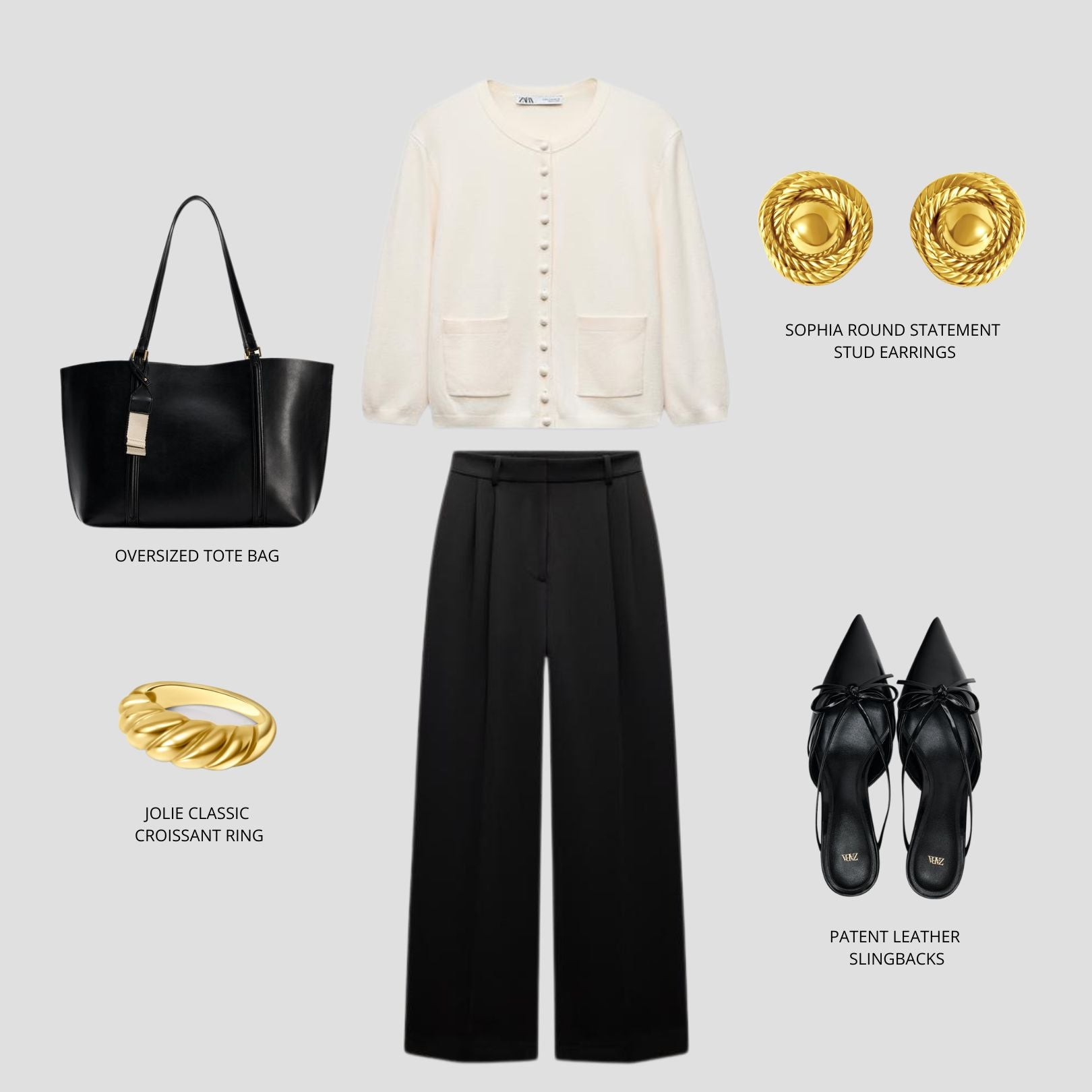 Cerise Jewelry Sophia Round Statement Stud Earrings Outfit Inspo