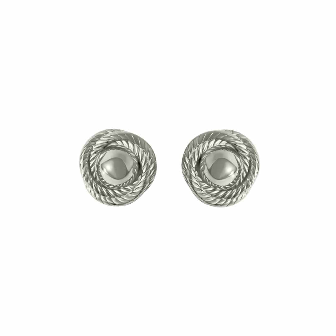 Cerise Jewelry Sophia Round Statement Stud Earrings