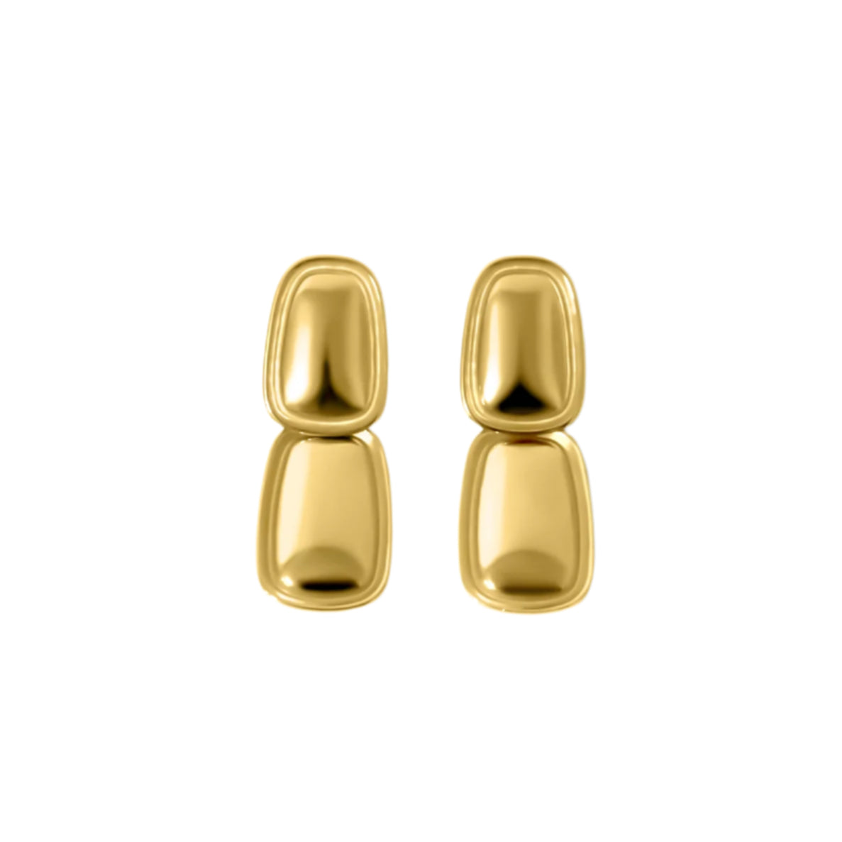 Cerise Jewelry Valentin Mirrored Drop Earrings