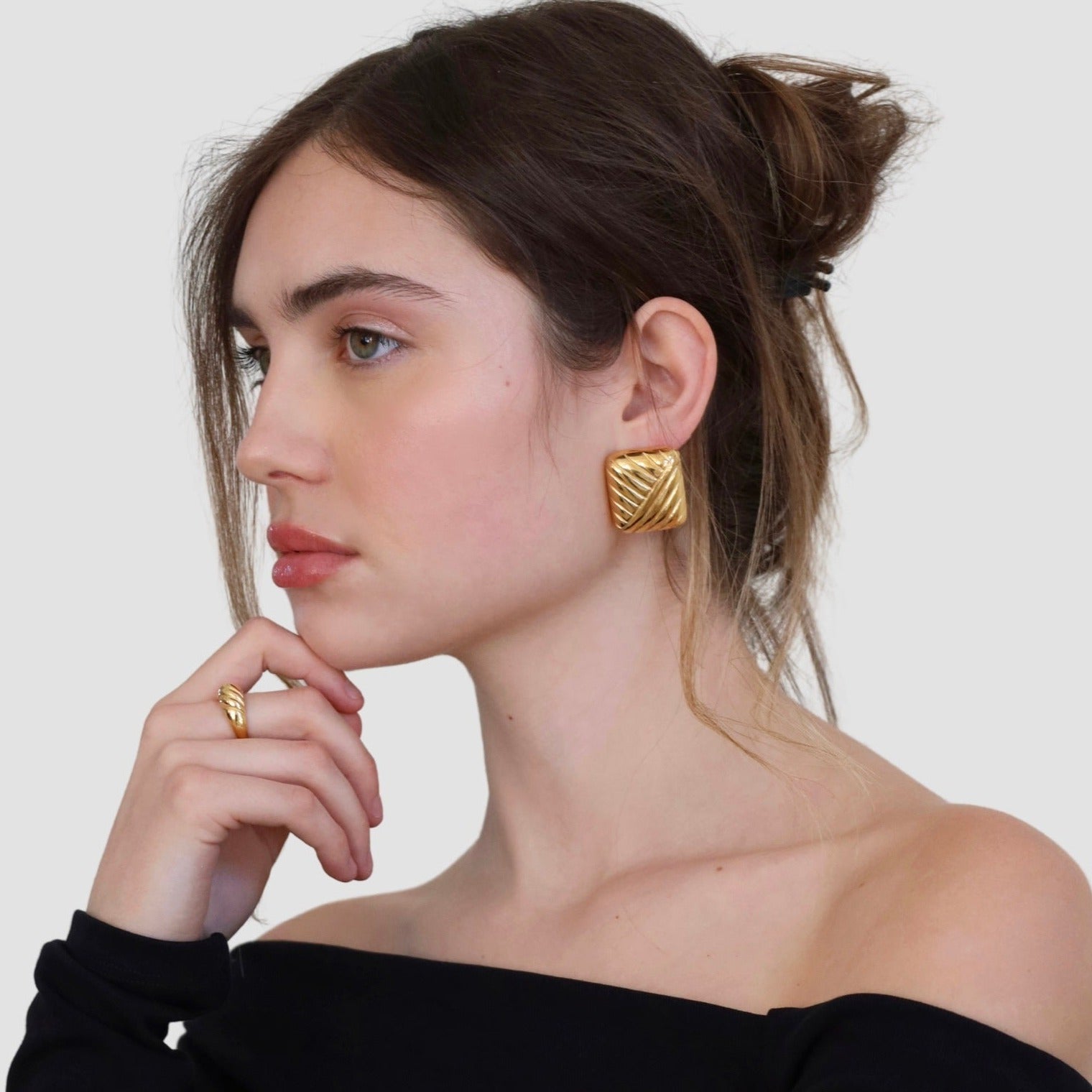 Emmeline Oversized Statement Earrings