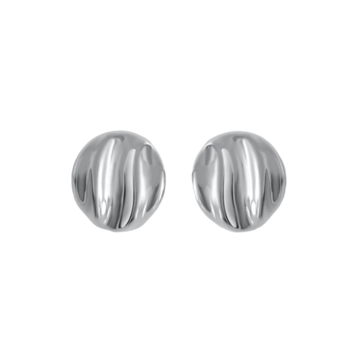 Mae Round Statement Earrings