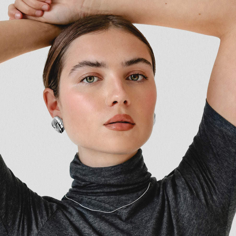Clemence Square Statement Earrings