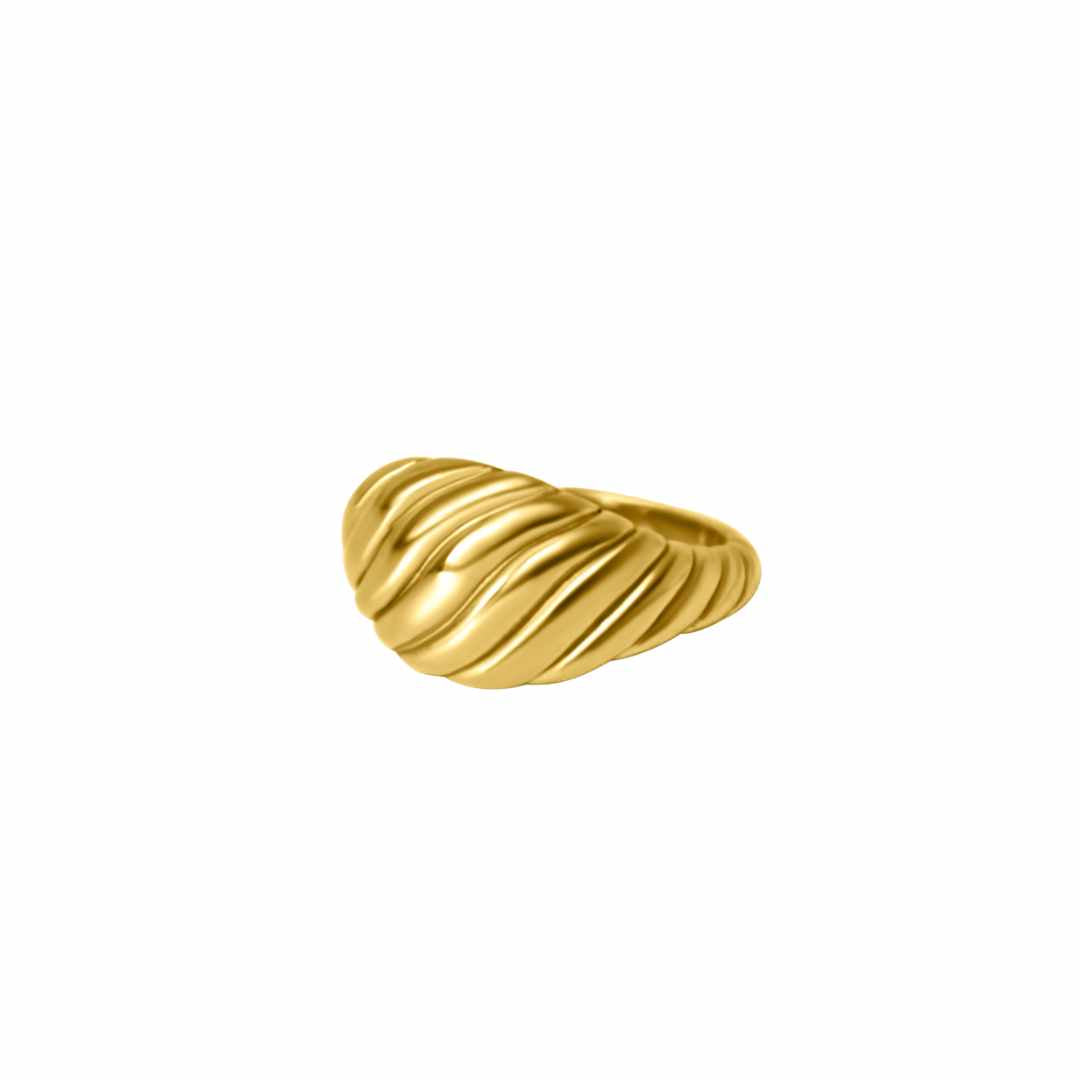 Josette Bold Croissant Ring - Cerise Jewelry