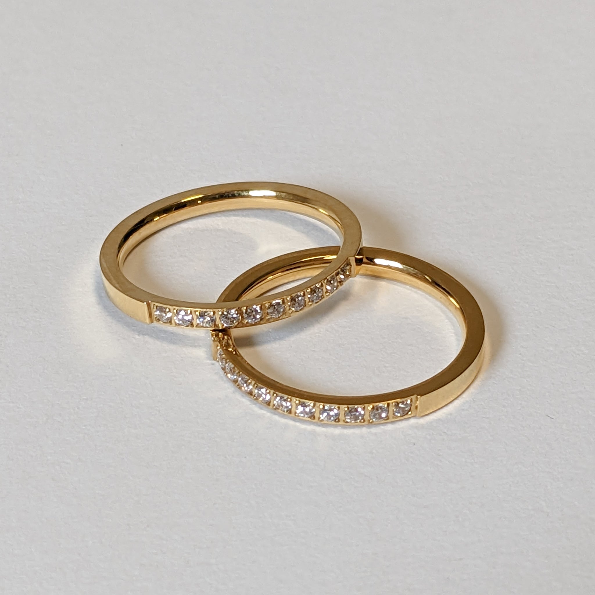 Madeleine Thin CZ Band Ring