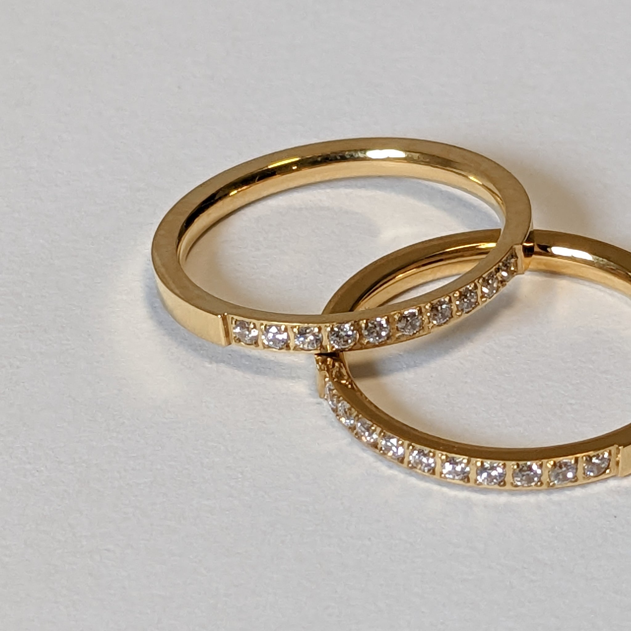 Madeleine Thin CZ Band Ring