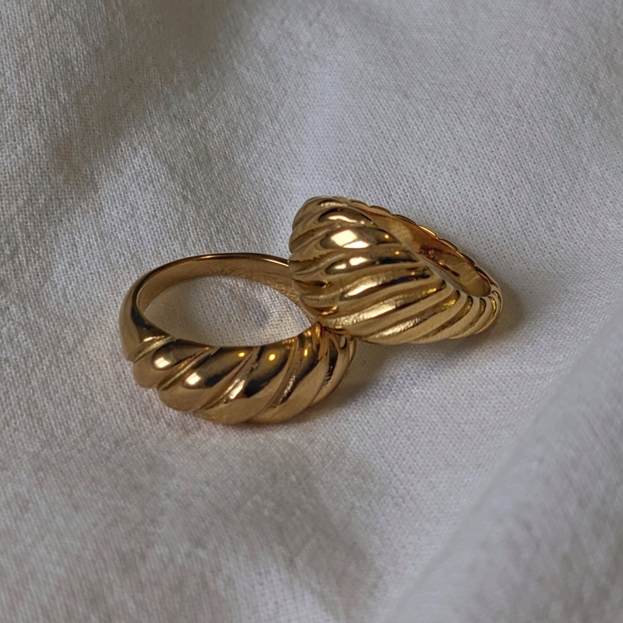 Josette Bold Croissant Ring