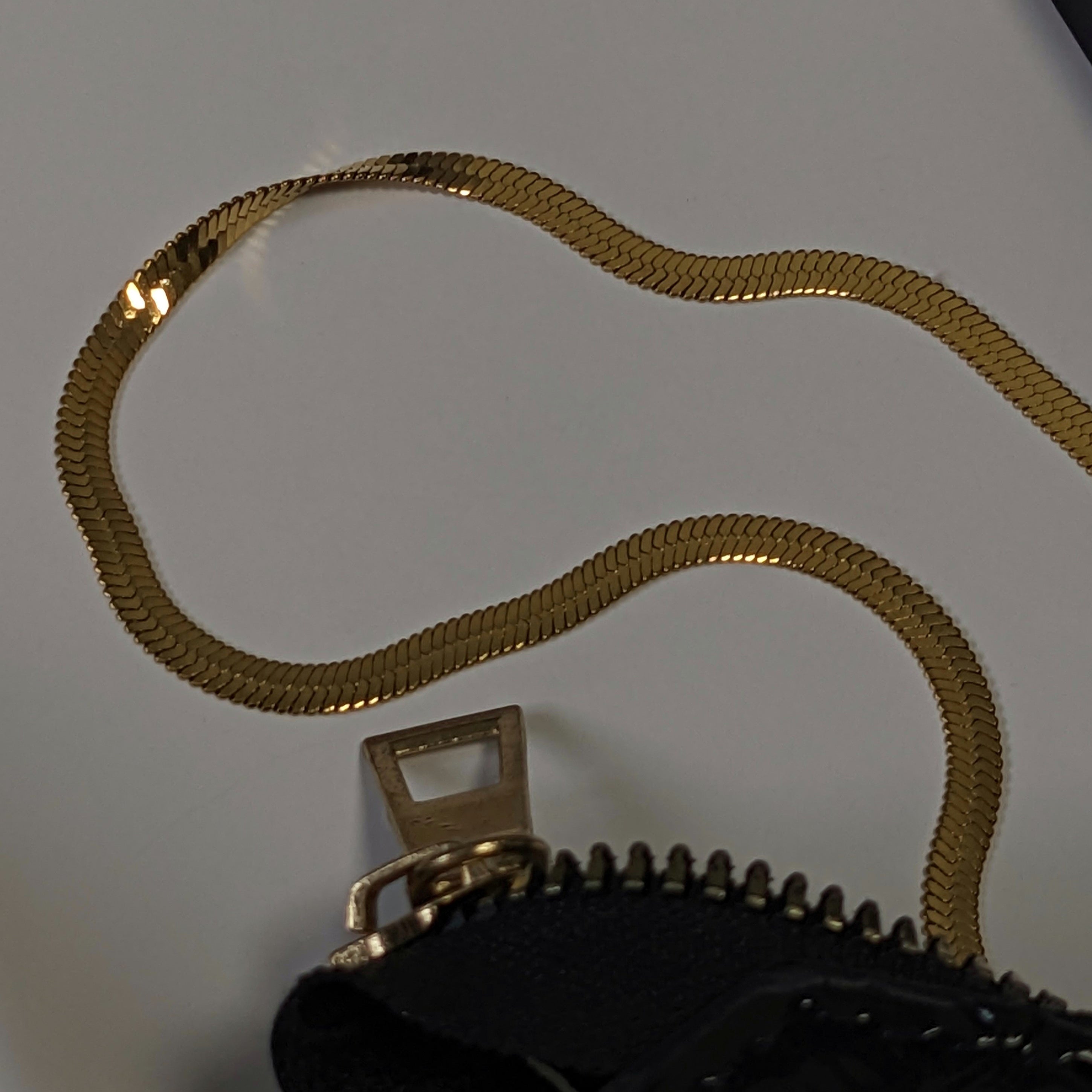 Mila Classic 4mm Herringbone Necklace